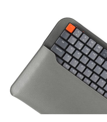 Keychron K3 Travel Pouch Saffiano Leather Orange