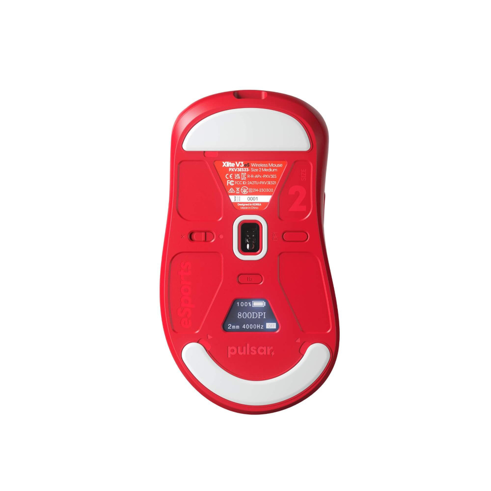 Pulsar Xlite V3 eS Wireless [Édition limitée rouge] - Taille moyenne 2