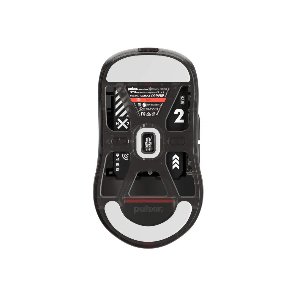 Pulsar X2H sans fil [Clear Black Edition] - Taille moyenne 2