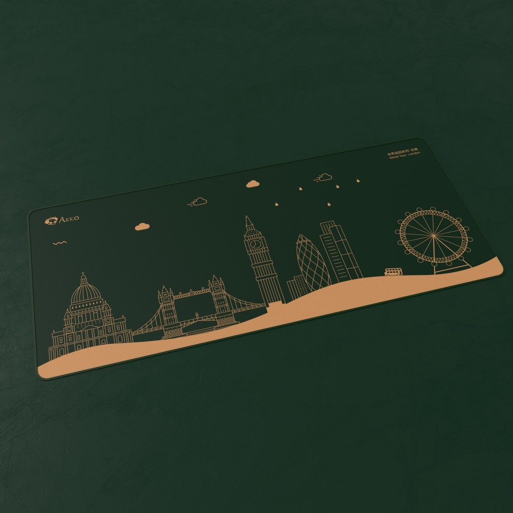 Akko World Tour Londres Deskmat