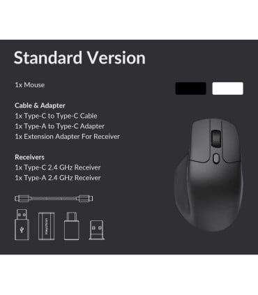 Keychron M6 Maus – Präzision und Komfort für jeden Nutzer