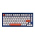 Keychron K2/Q1 PBT Orange White Keycaps Set (US)