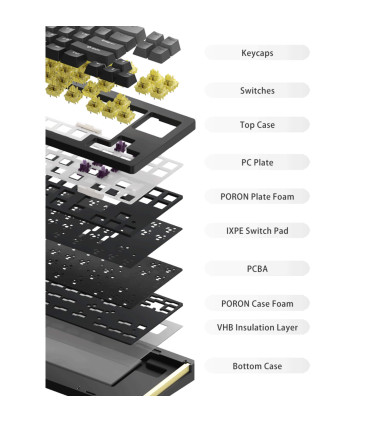 Akko MonsGeek M1W SP - Hochwertige kabellose mechanische Tastatur