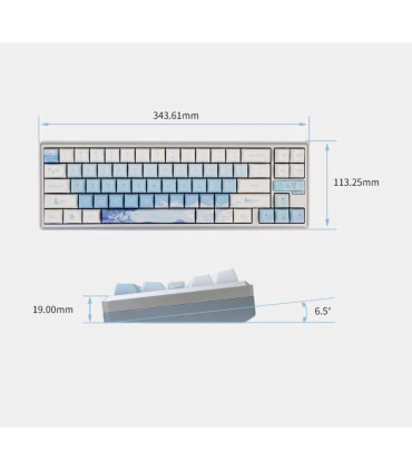 Varmilo Sword 68: Kompakte Premium Mechanische Tastatur für Profis