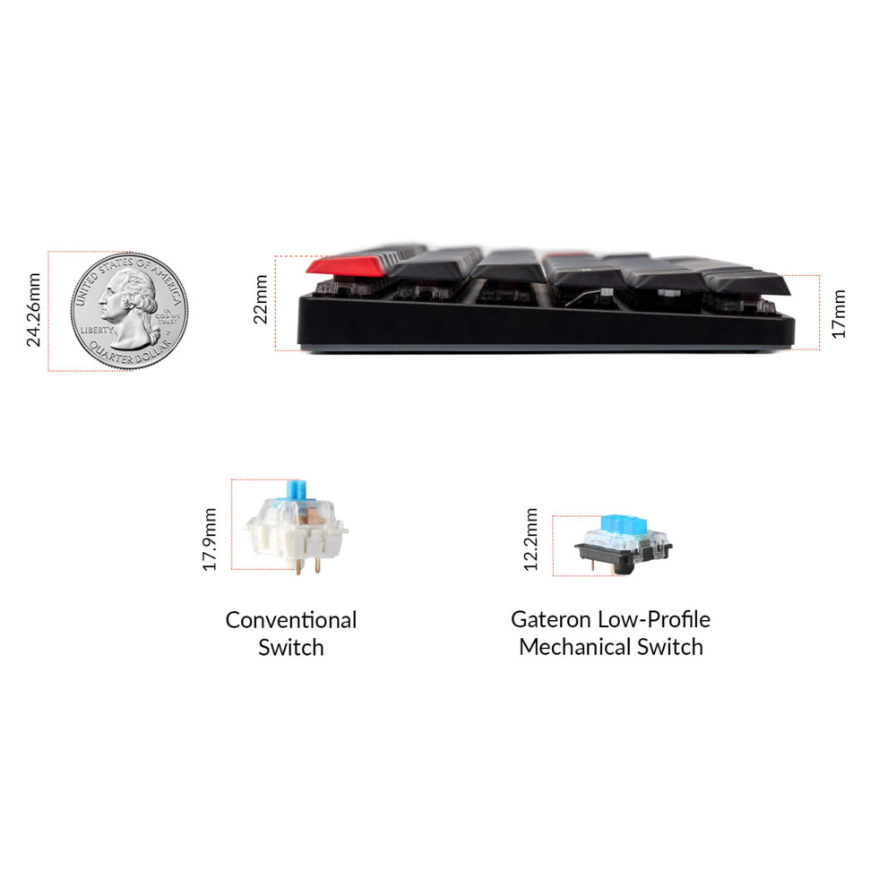 Mechanical Keyboard Keychron K3 Pro Hot-Swap Swiss Layout (ISO-CH)