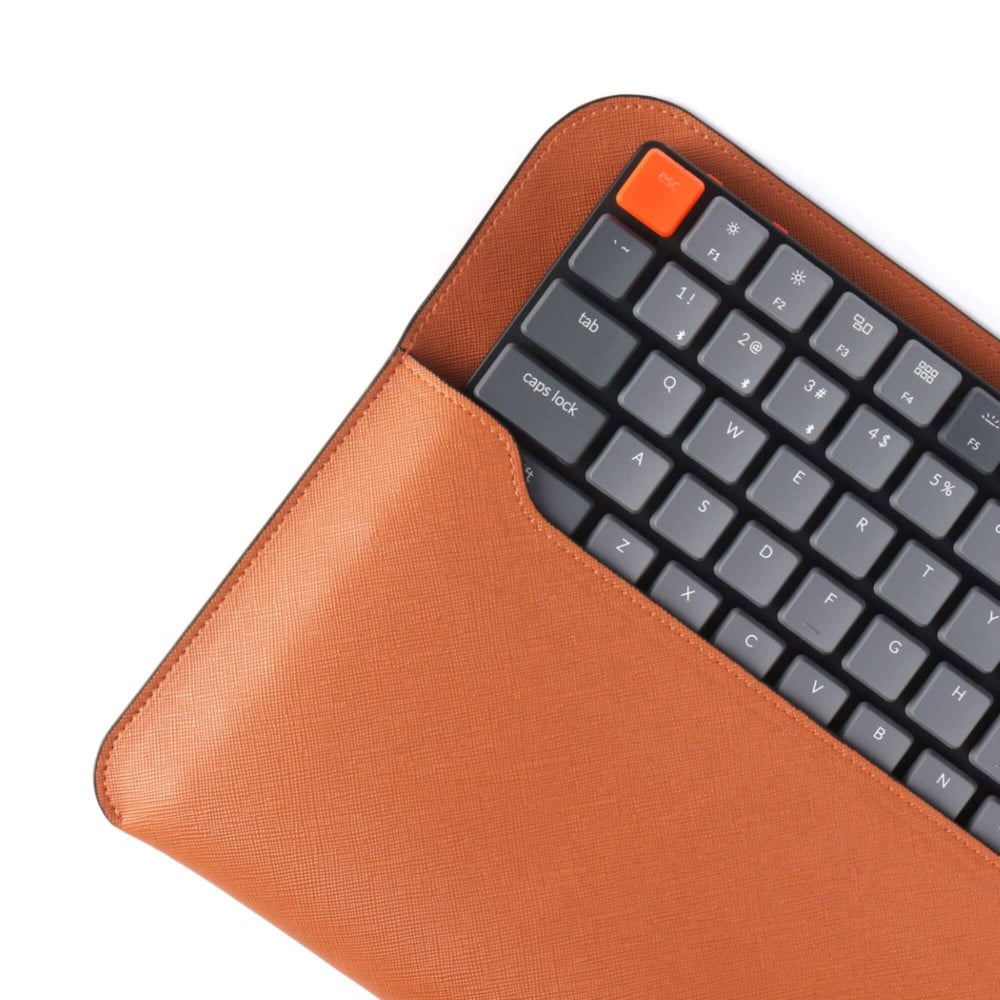 Travel Pouch Saffiano Leather Orange K5 / K5 SE / K5 Pro / K5 Max