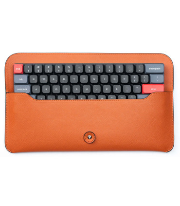 Keychron Pochette de voyage en cuir Saffiano