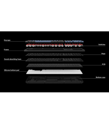 Keychron K10 Pro - Premium Mechanical Keyboard with Wireless PBT Keycaps