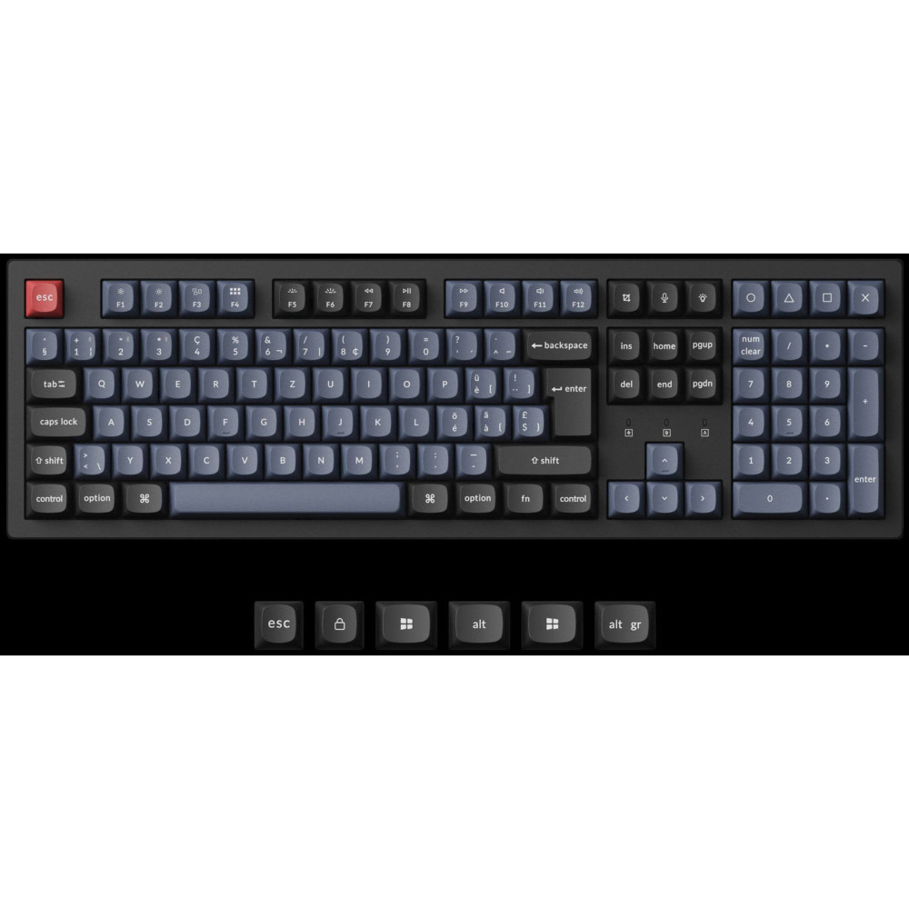 Keychron K10 Pro - Clavier mécanique haut de gamme avec capuchons de touches PBT sans fil