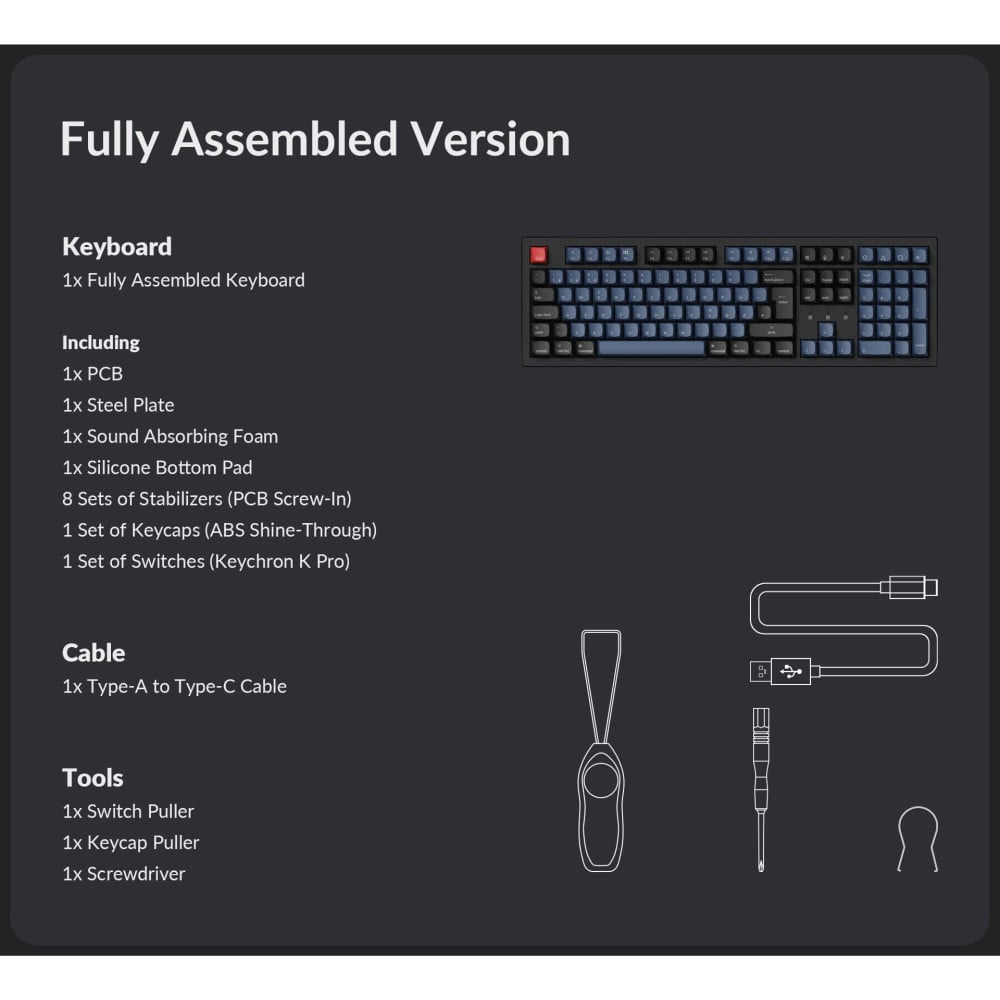 Keychron K10 Pro - Premium Mechanical Keyboard with Wireless PBT Keycaps