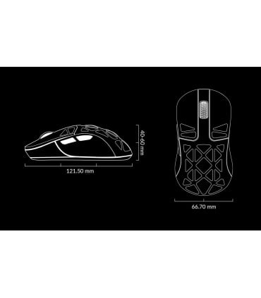 Keychron Mini souris ultralégère M3 avec boîtier 4000 Hz et magnésium