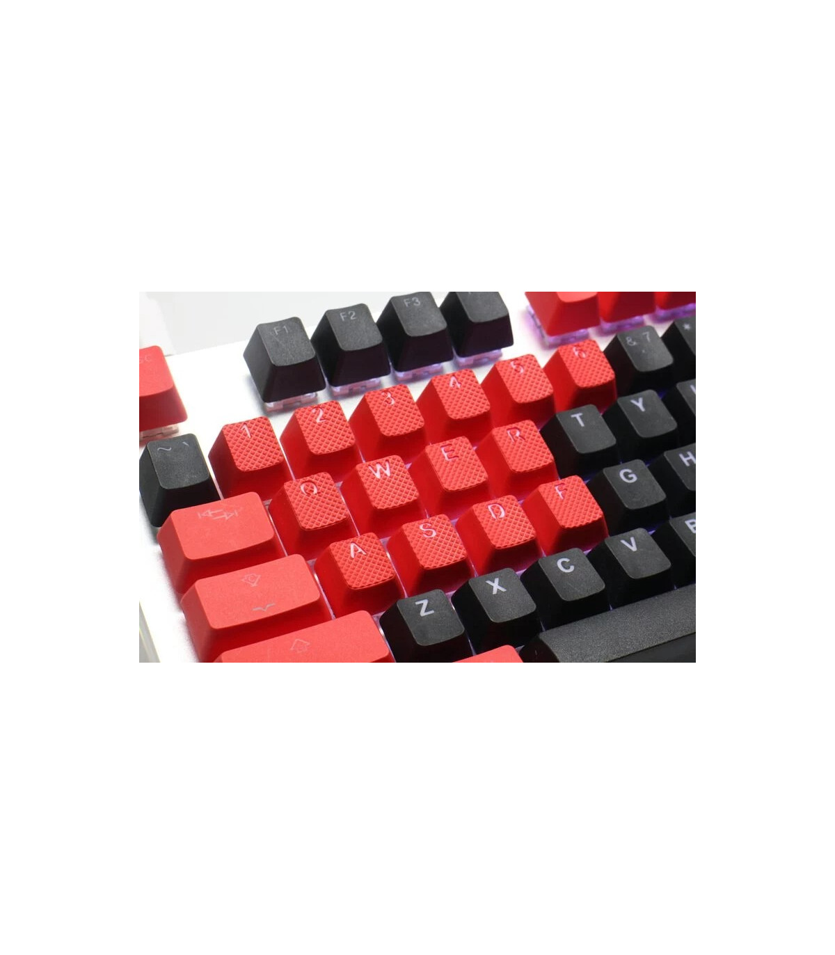Tai-Hao 18-Key Rubber Keycap Red