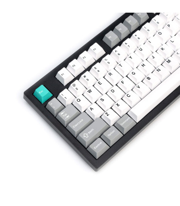 Keychron touches PBT White Mint Full Set (ISO-CH)