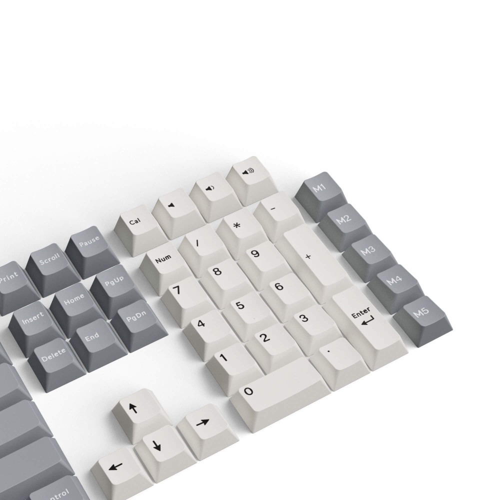 Keychron PBT White Mint Full Set Keycaps (ISO-CH)