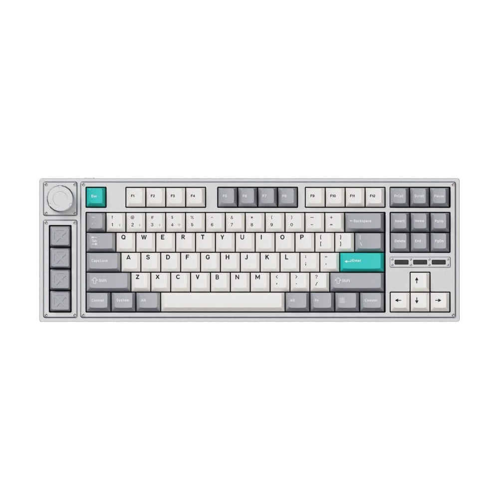 Keychron touches PBT White Mint Full Set (ISO-CH)
