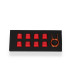 Tai-Hao 8-Key Rubber Keycap Set Red