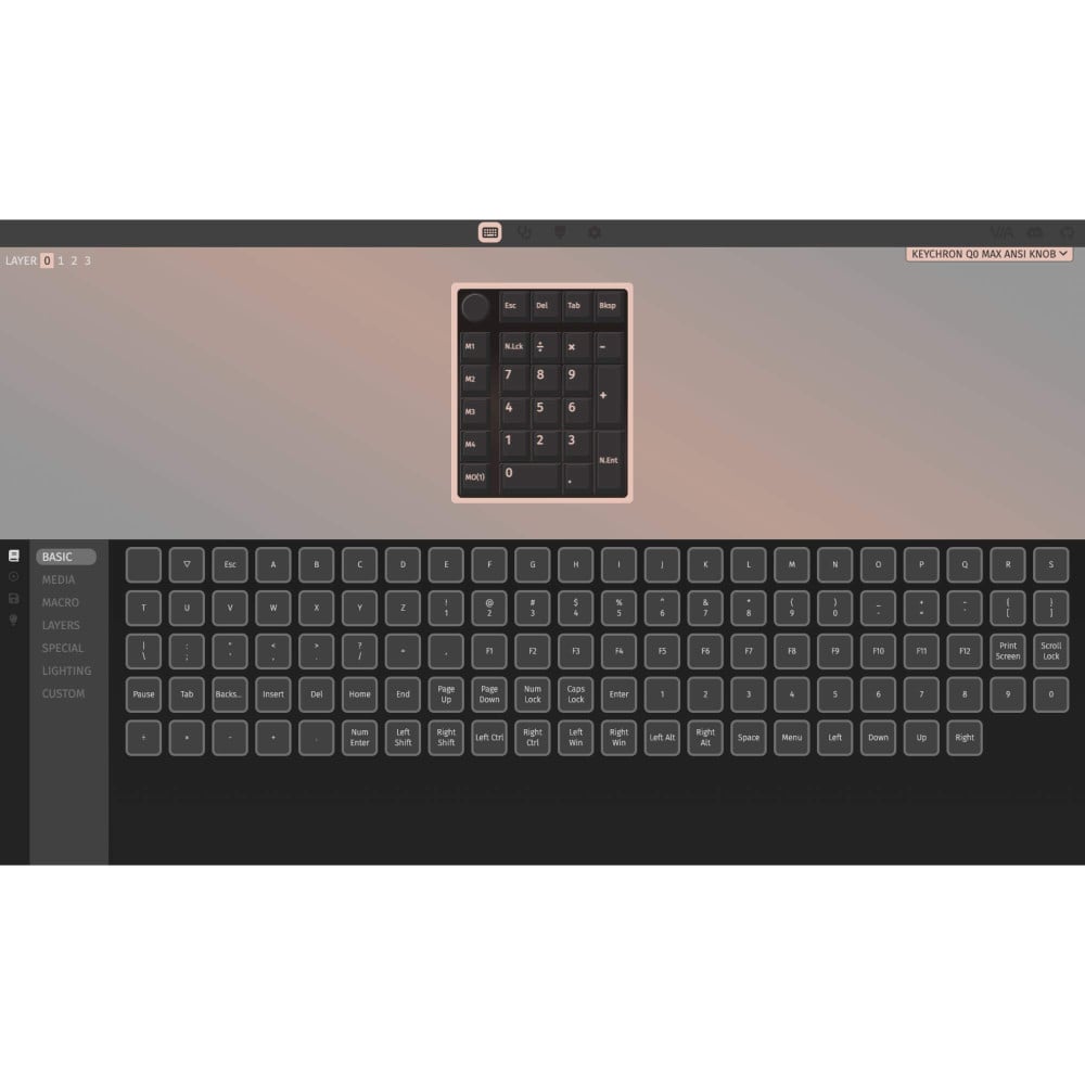 Keychron Q0 Max – Kabelloses, anpassbares Numberpad mit QMK & RGB