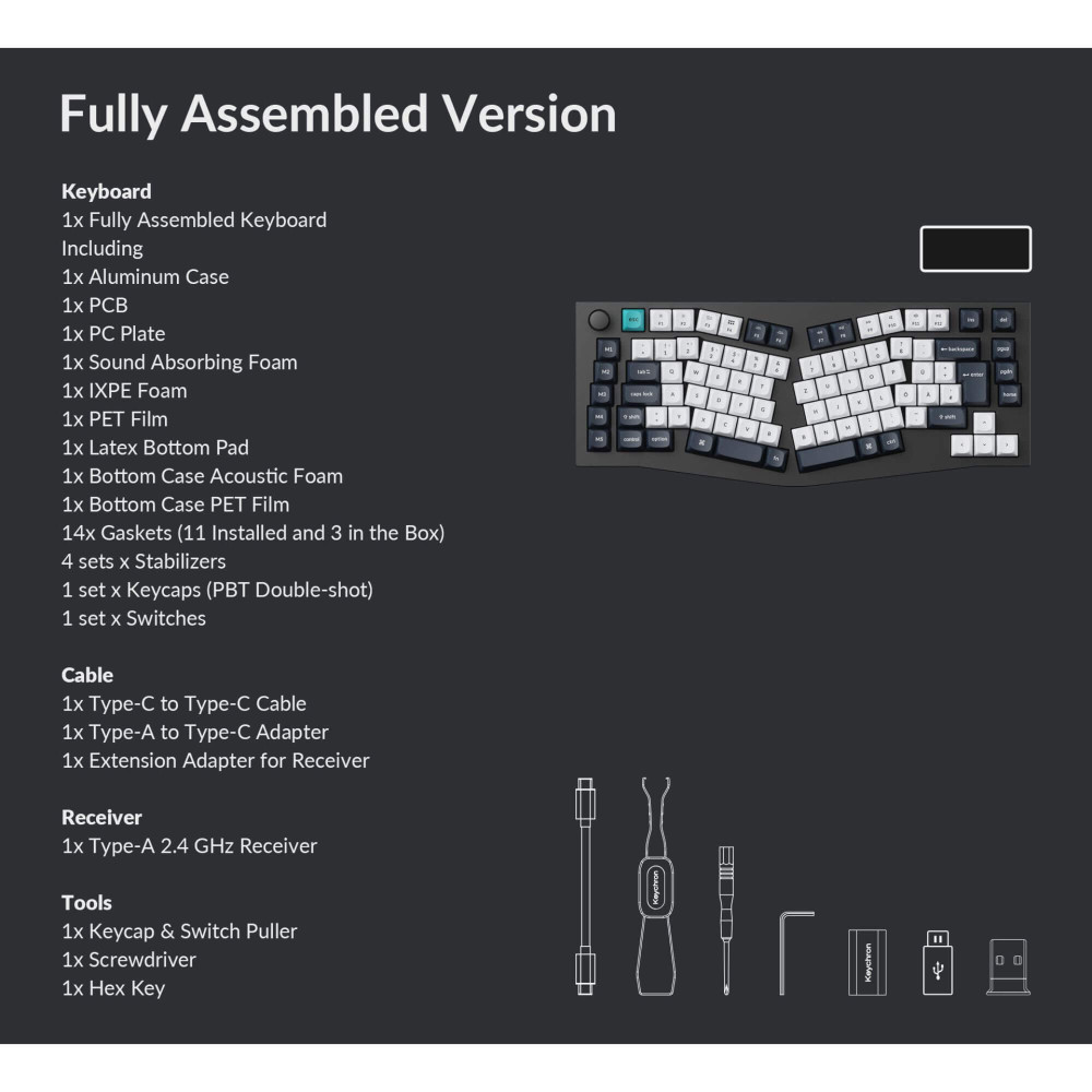 Keychron Q10 Max Keyboard - Precision and comfort combined in the Alice layout
