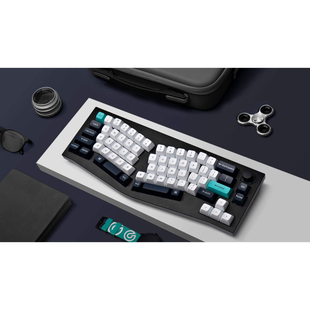 Keychron Q8 Max Alice – Ergonomische mechanische Tastatur mit VIA