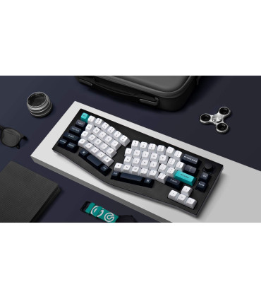 Keychron Q8 Max Alice – Ergonomische mechanische Tastatur mit VIA