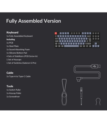 Keychron K8 Pro – Clavier mécanique sans fil avec QMK/VIA & RGB
