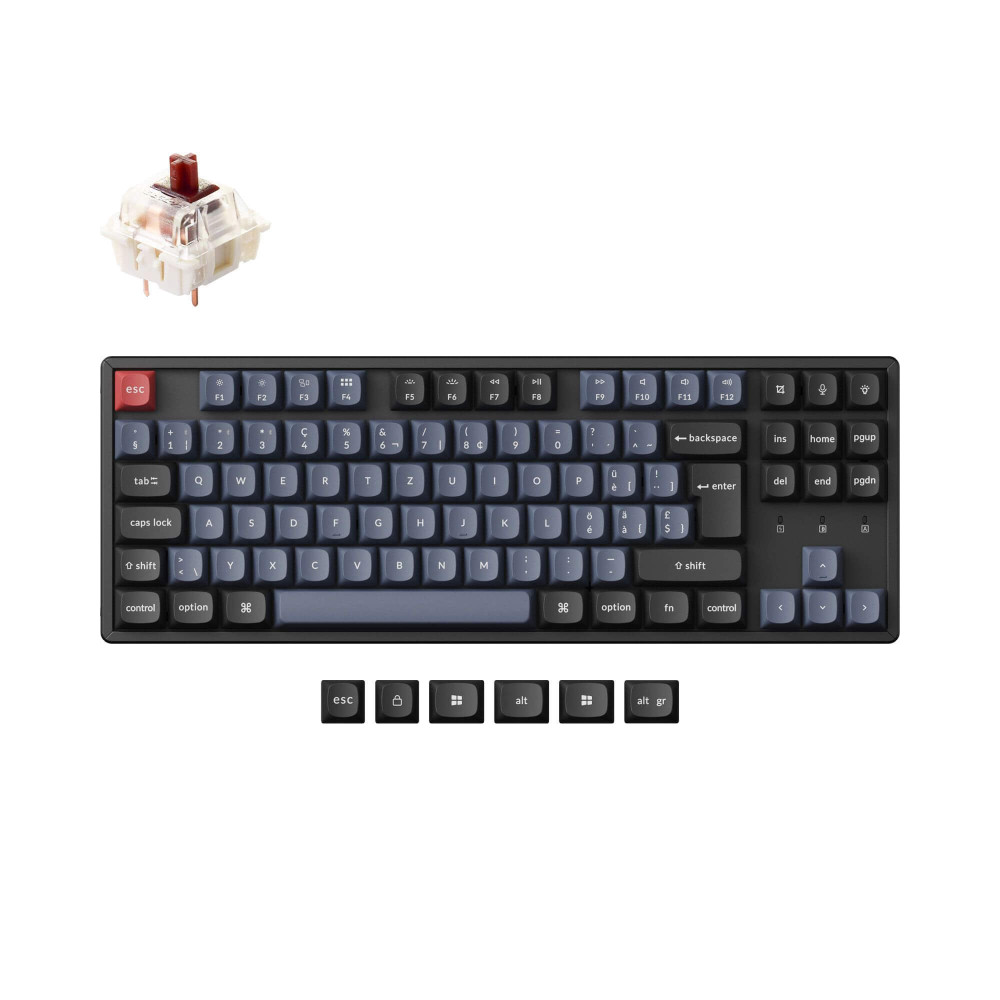 Keychron K8 Pro – Clavier mécanique sans fil avec QMK/VIA & RGB