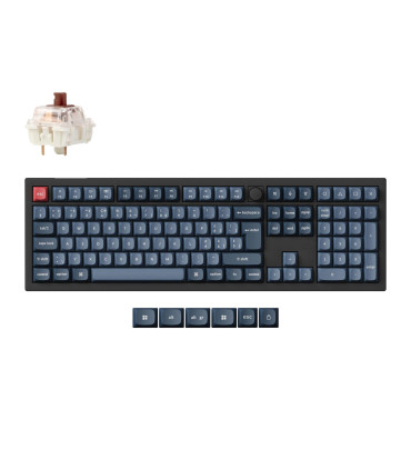 Keychron V6 Max – Clavier mécanique sans fil QMK avec disposition pleine grandeur