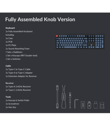 Keychron V6 Max – QMK Wireless Mechanical Keyboard with Full-Size Layout