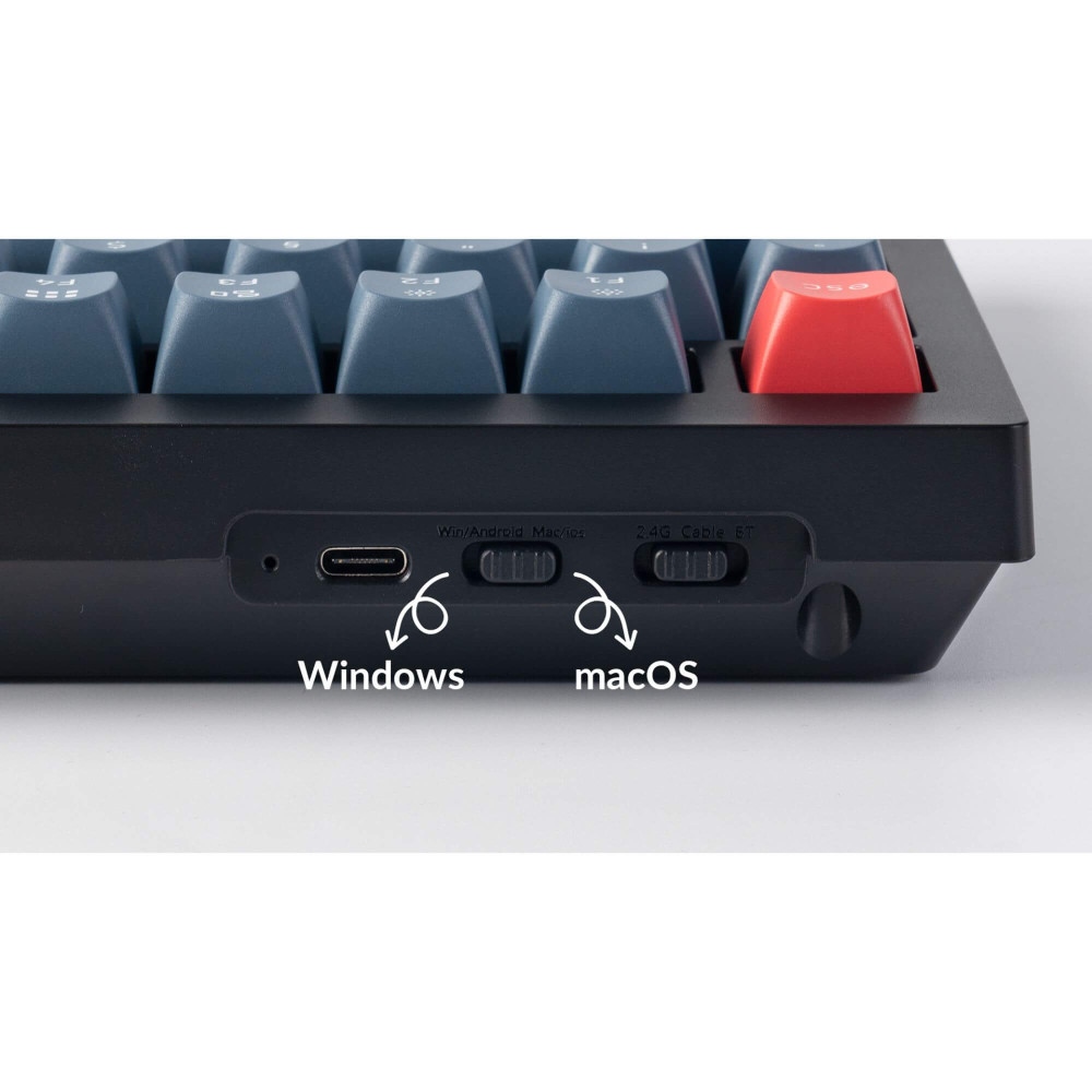 Keychron V6 Max – Clavier mécanique sans fil QMK avec disposition pleine grandeur