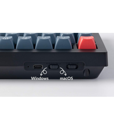 Keychron V6 Max – Kabellose mechanische QMK-Tastatur mit Full-Size-Layout