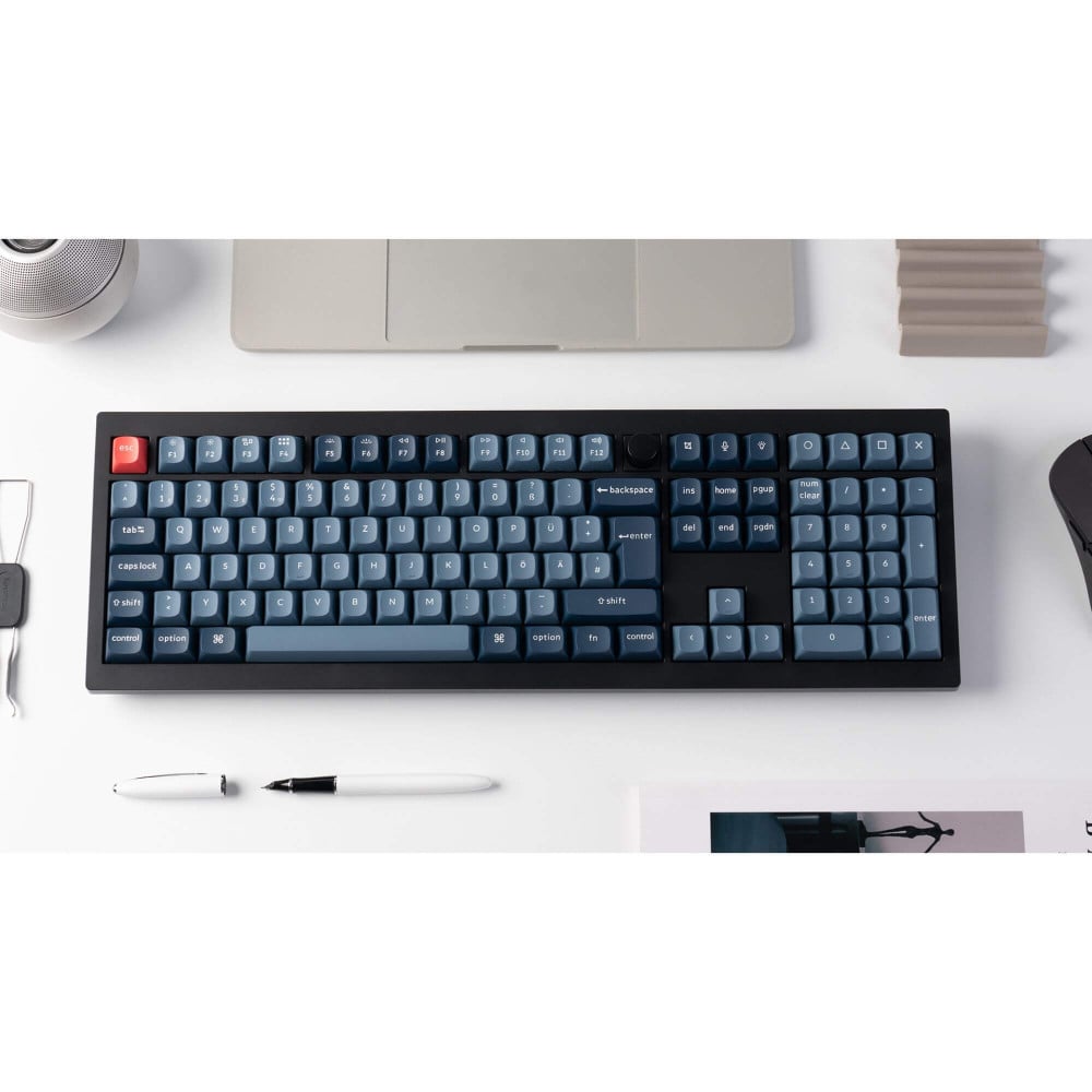 Keychron V6 Max – Kabellose mechanische QMK-Tastatur mit Full-Size-Layout