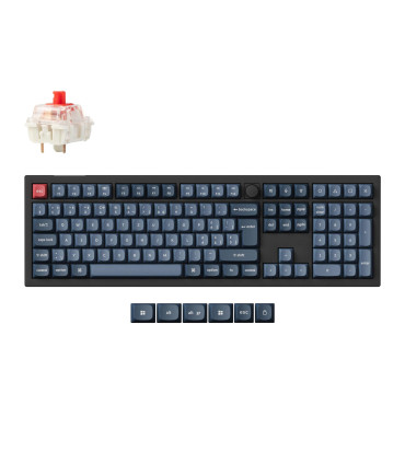 Keychron V6 Max – Kabellose mechanische QMK-Tastatur mit Full-Size-Layout