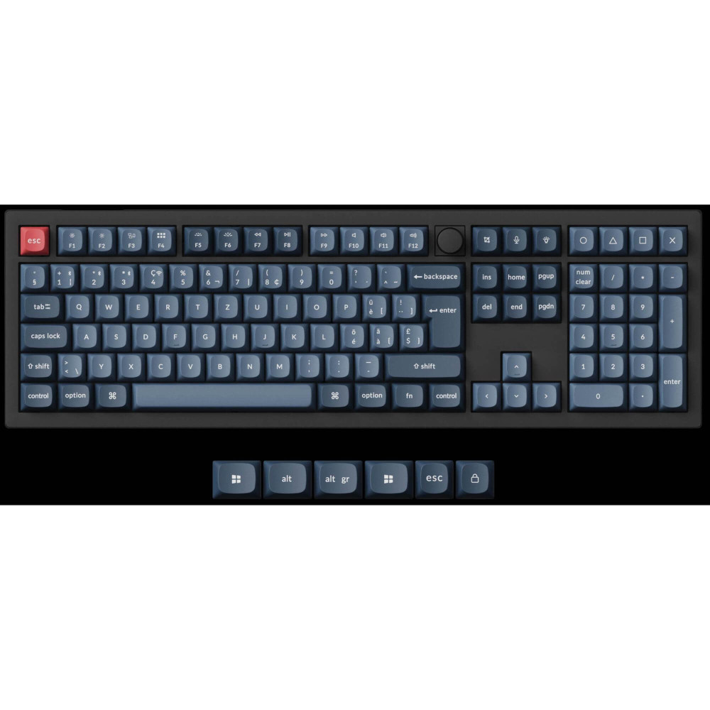 Keychron V6 Max – Clavier mécanique sans fil QMK avec disposition pleine grandeur