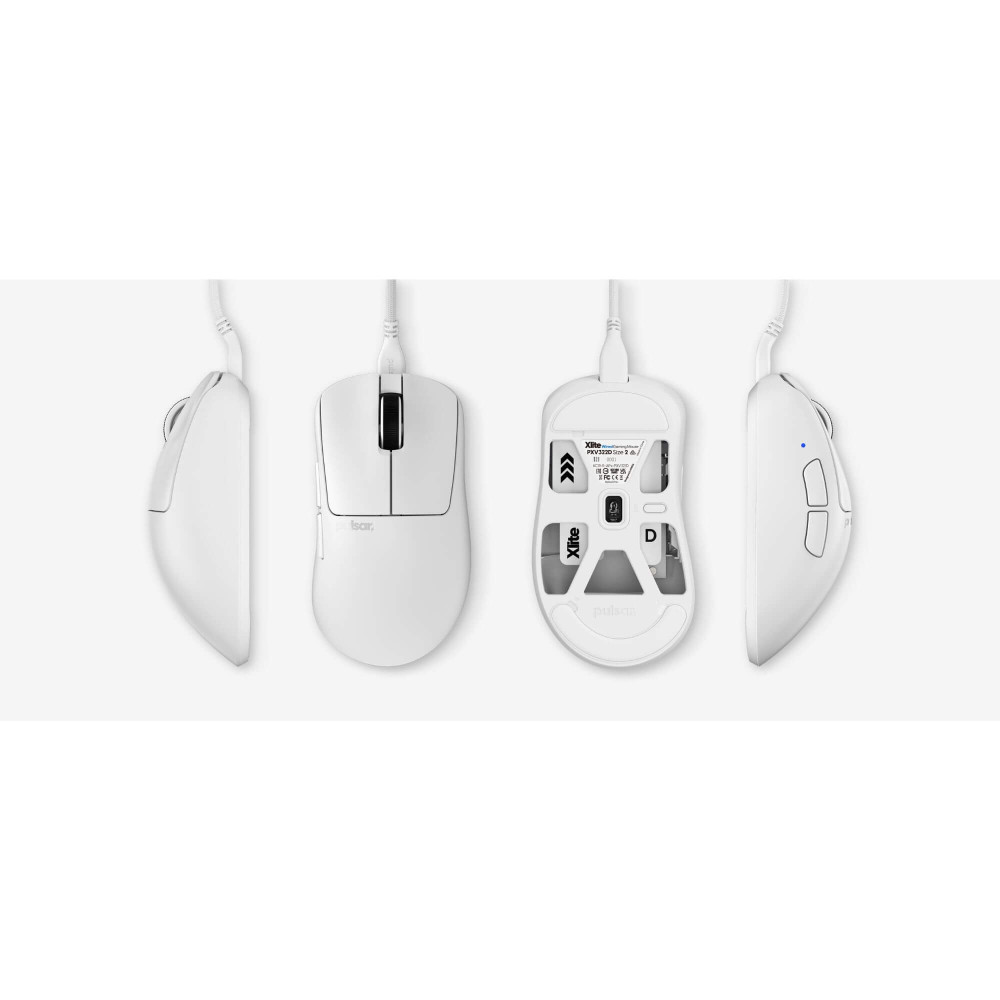 Pulsar souris de jeu filaire Xlite – ergonomique, ultra-légère et précise pour les joueurs professionnels