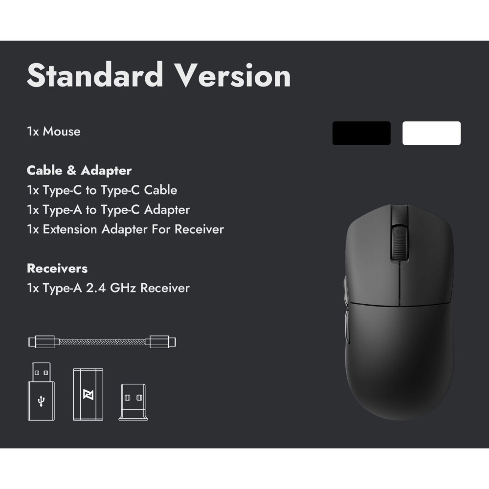 Lemokey G1 Wireless Gaming Maus – Ultraleicht und 8000 Hz Polling Rate