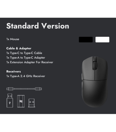 Lemokey G1 Wireless Gaming Maus – Ultraleicht und 8000 Hz Polling Rate