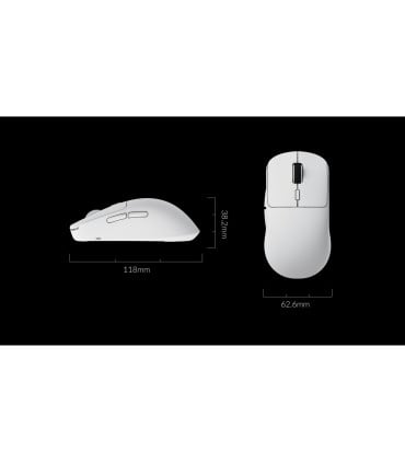 Souris de jeu Lemokey G2 – Ultralégère, taux d’interrogation de 8000 Hz, sans fil et pour les jeux professionnels
