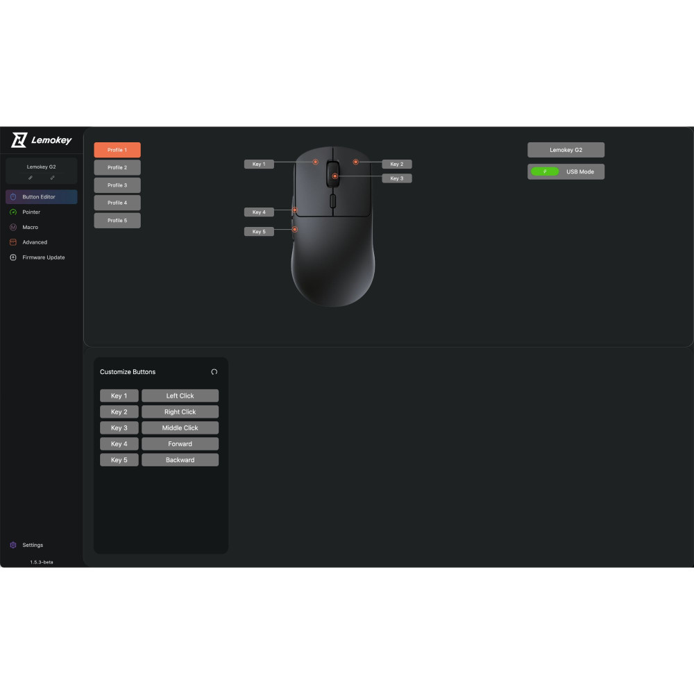 Lemokey G2 Gaming Maus – Ultraleicht, 8000 Hz Polling-Rate, kabellos & für Pro-Gaming