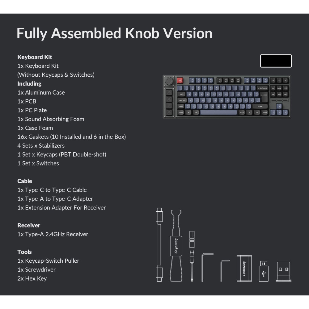Keychron Lemokey L3 Tastatur: Erhöhter Tippkomfort mit innovativem Design