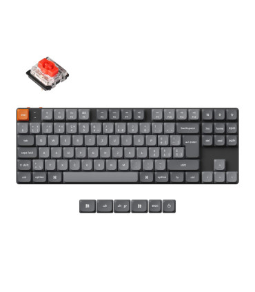 Keychron K1 Max – Ultraflache, kabellose mechanische Tastatur für Mac & Windows