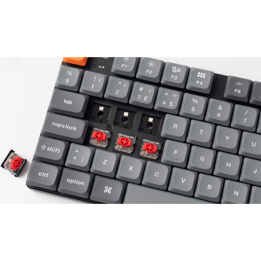Keychron K1 Max – Ultraflache, kabellose mechanische Tastatur für Mac & Windows