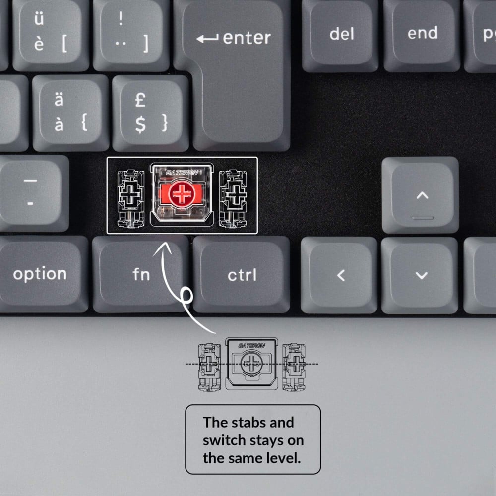 Keychron K1 Max – Clavier mécanique sans fil ultra-mince pour Mac et Windows