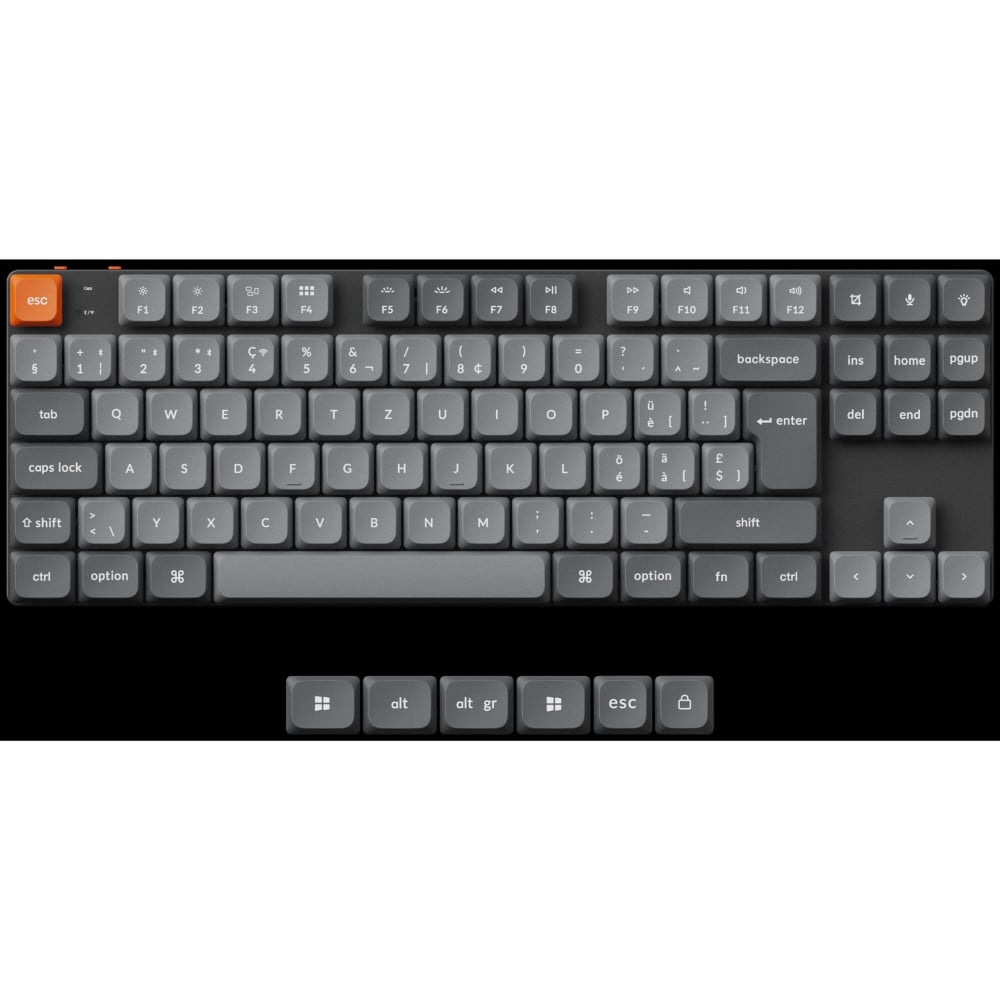 Keychron K1 Max – Clavier mécanique sans fil ultra-mince pour Mac et Windows