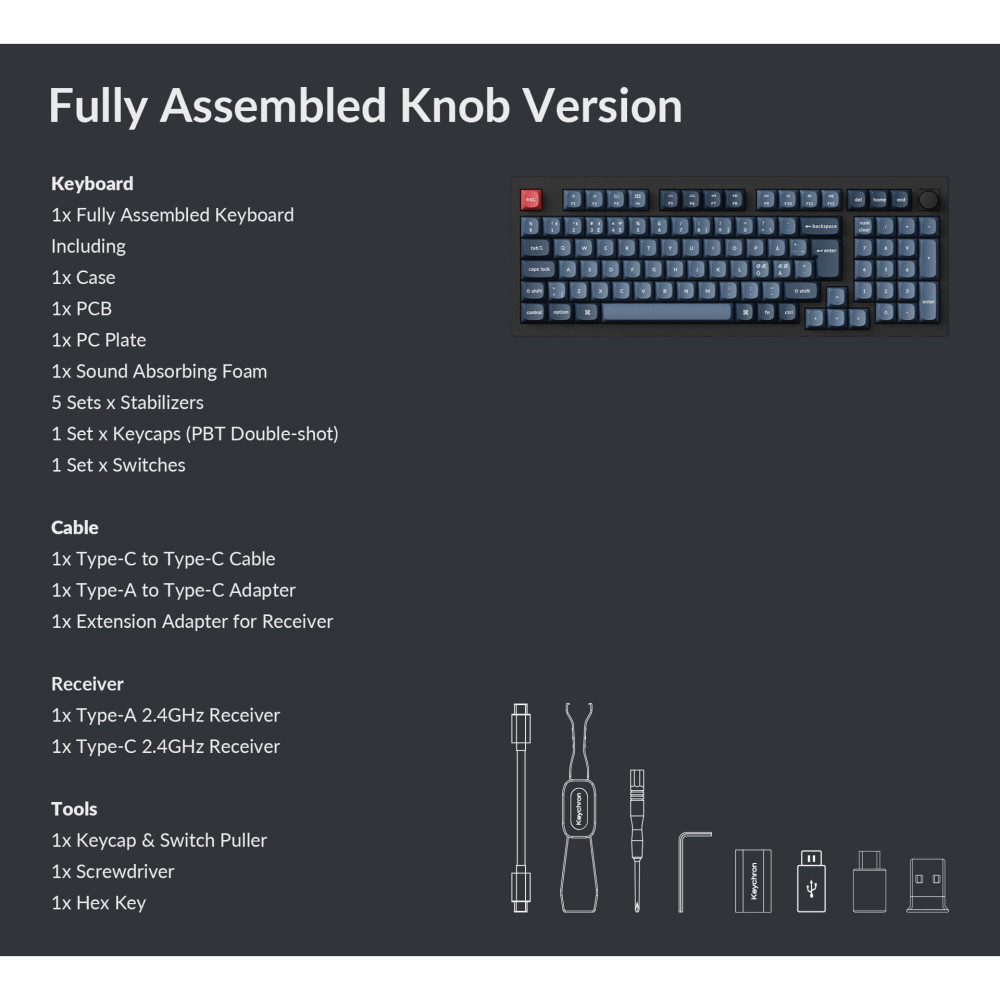 Keychron V5 Max – Clavier mécanique polyvalent pour Mac et Windows