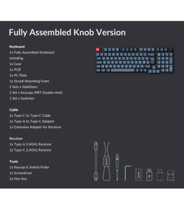 Keychron V5 Max – Clavier mécanique polyvalent pour Mac et Windows