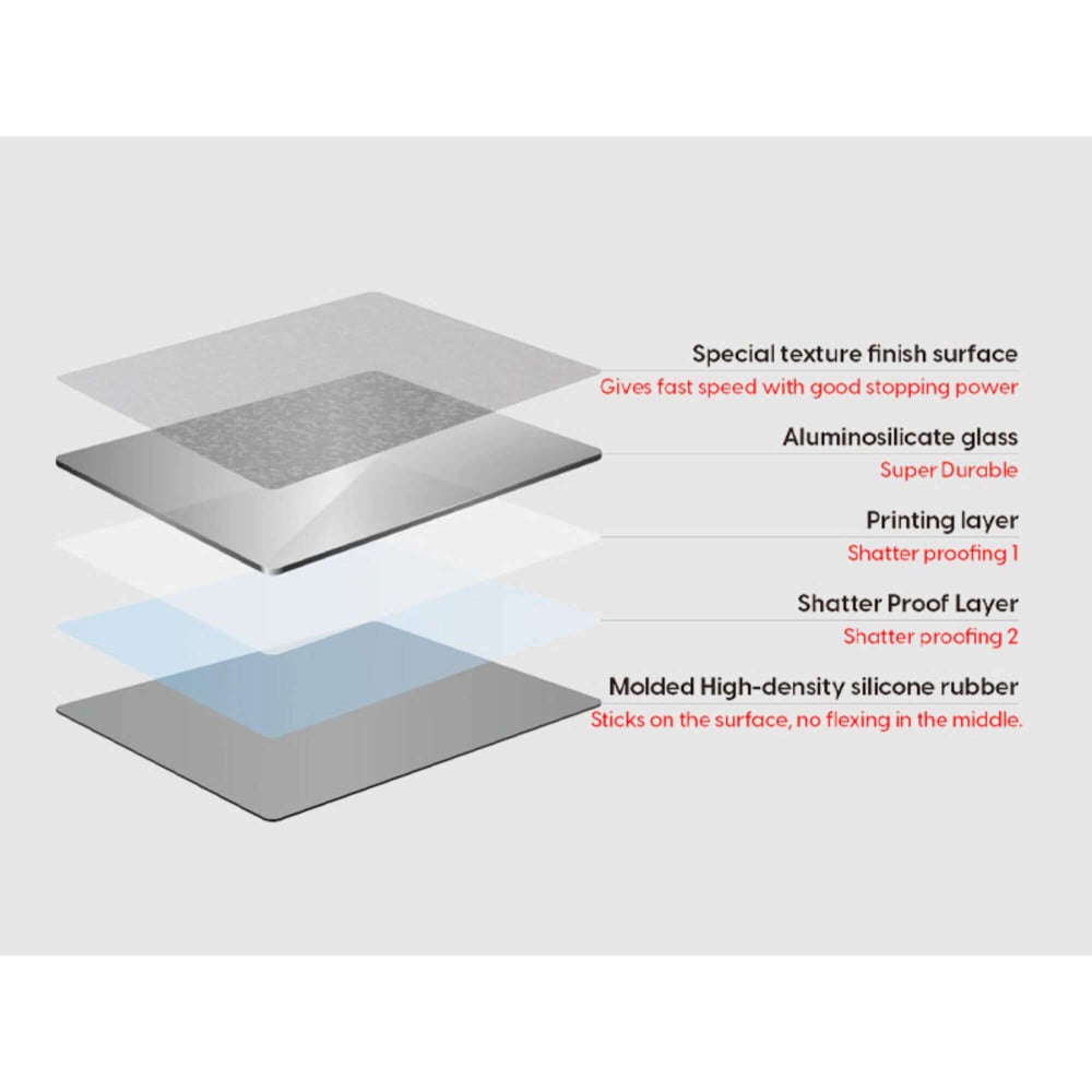 Superglide Glass Mousepad v2 – Perfekte Präzision und Stabilität für Gamer und Profis