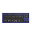 Keychron Q3 QMK Barebone ISO Navy Blue avec bouton