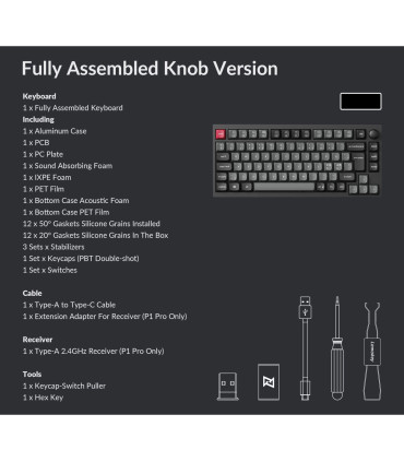 Lemokey P1 Pro: Premium 75%-Gaming-Tastatur mit RGB & Aluminiumgehäuse