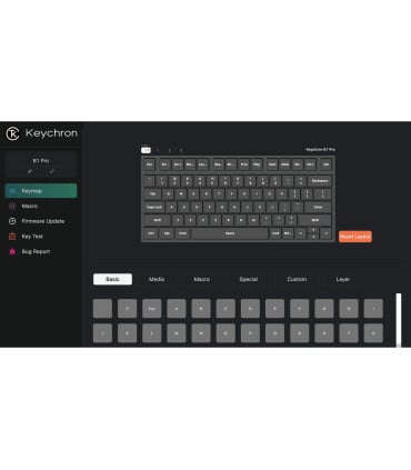 Keychron B1 Pro – Ultraleichte Kabellose Tastatur mit Langer Akkulaufzeit