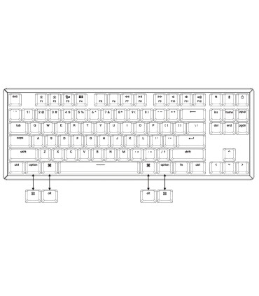 Keychron K8 Hot-Swap non Backlight Red Switch (ANSI)